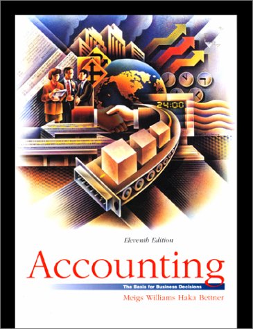 Book Cover Accounting: The Basis for Business Decisions (Accounting, the Basis for Business Decisions, 11th ed)