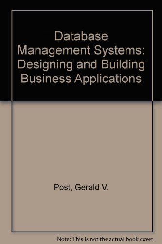 Book Cover Database Management Systems: Designing and Building Business Applications