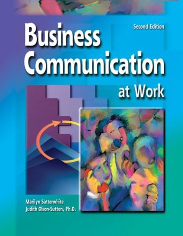 Book Cover Business Communications at Work