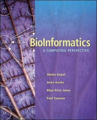 Book Cover BioInformatics: A Computing Perspective