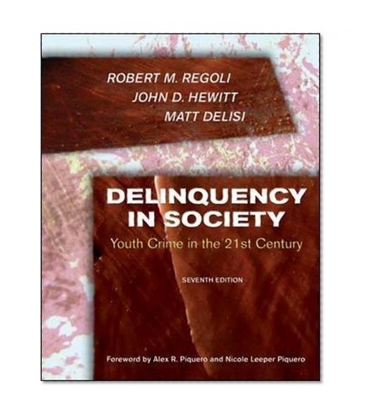 Book Cover Delinquency in Society:: Youth Crime in the 21st Century