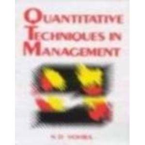 Book Cover Quantitative Techniques in Management