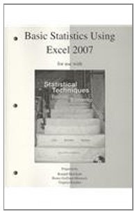 Book Cover Basic Statistics Using Excel to accompany Statistical Techniques in Business and Economics