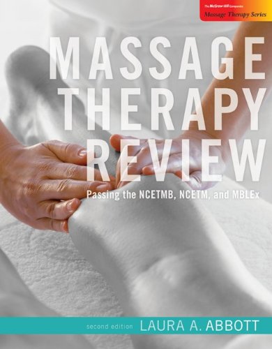 Book Cover Massage Therapy Review with Passcode Card