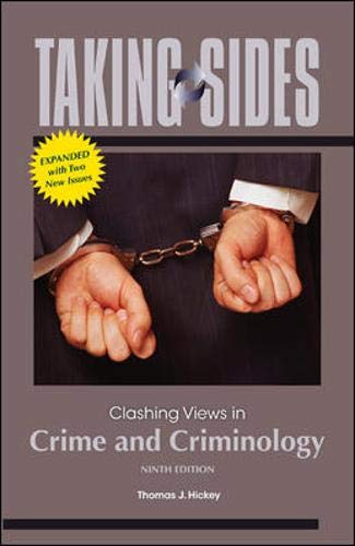 Book Cover Taking Sides: Clashing Views in Crime and Criminology, Expanded