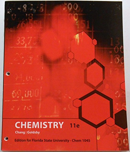 Book Cover Chemistry: Florida States University Edition CHM1045