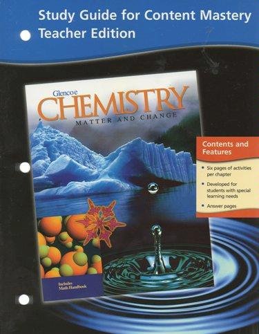 Book Cover Chemistry: Matter and Change, Teacher Classroom Resources, Teacher Edition