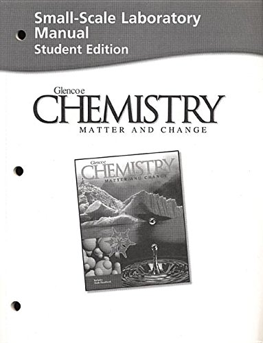 Book Cover Chemistry: Matter and Change (Small-scale Laboratory Manual Student Edition)