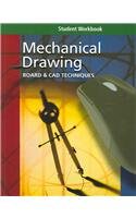 Book Cover Mechanical Drawing: Board & CAD Techniques (Student Workbook)