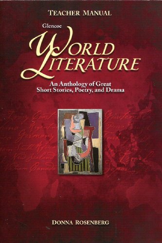 Book Cover World Literature: Anthology of Short Stories, Poetry, and Drama  Teachers Manual