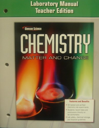 Book Cover Chemistry: Matter & Change-Laboratory Manual Teacher's Edition