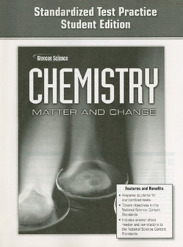 Book Cover Glencoe Chemistry Standardized Test Practice: Matter and Change (Glencoe Science)