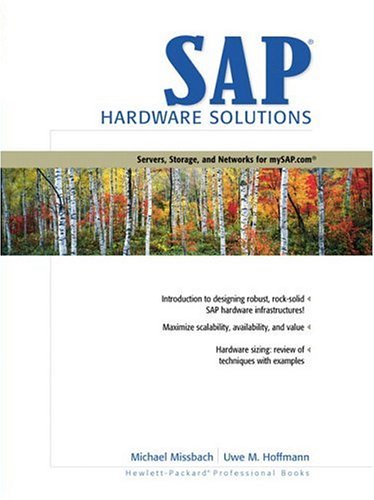 Book Cover SAP Hardware Solutions: Servers, Storage, and Networks for mySAP.com