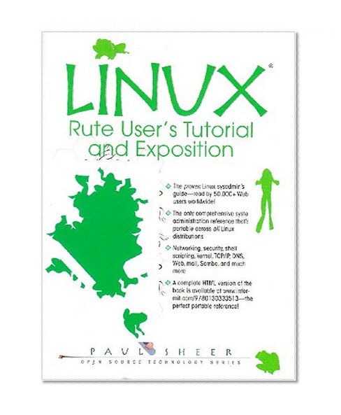Book Cover LINUX: Rute User's Tutorial and Exposition (Book Only)