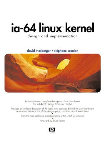 Book Cover IA-64 Linux Kernel: Design and Implementation