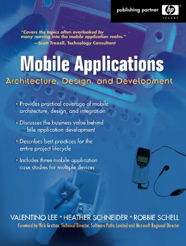 Book Cover Mobile Applications: Architecture, Design, and Development: Architecture, Design, and Development