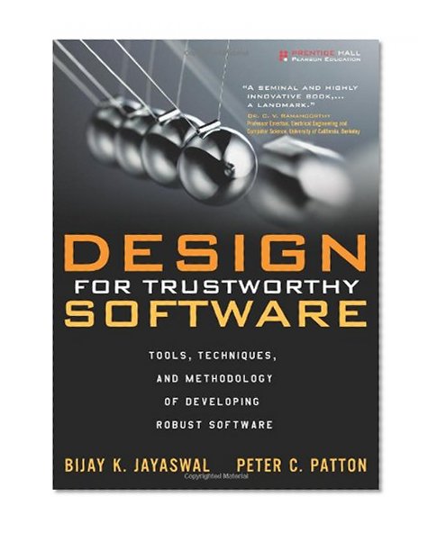 Book Cover Design for Trustworthy Software: Tools, Techniques, and Methodology of Developing Robust Software