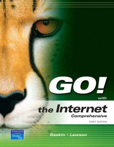 Book Cover GO! with the Internet: Comprehensive
