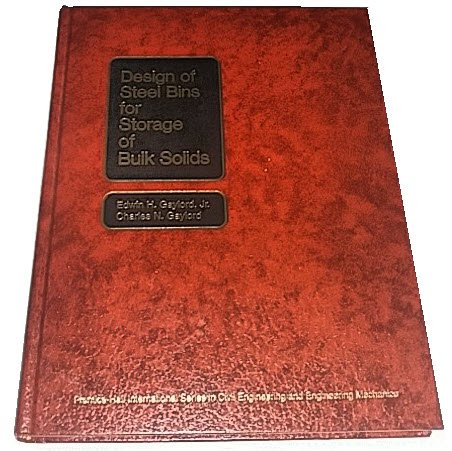 Book Cover Design of steel bins for storage of bulk solids (Prentice-Hall international series in civil engineering and engineering mechanics)