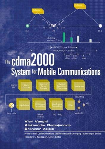 Book Cover The Cdma 2000 System for Mobile Communications, (Prentice Hall Communications Engineering and Emerging Technologies Series)