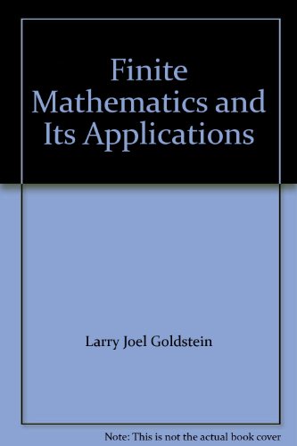 Book Cover Finite Mathematics and Its Applications
