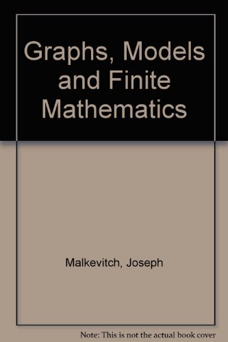 Book Cover Graphs, Models and Finite Mathematics