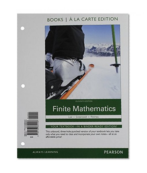 Book Cover Finite Mathematics, Books a la Carte Plus MyMathLab Access Card Package (11th Edition)