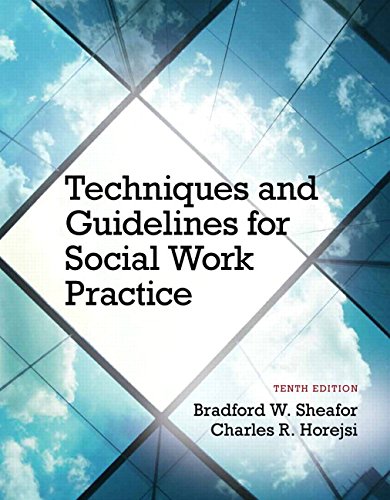 Book Cover Techniques and Guidelines for Social Work Practice with Pearson eText -- Access Card Package (10th Edition)