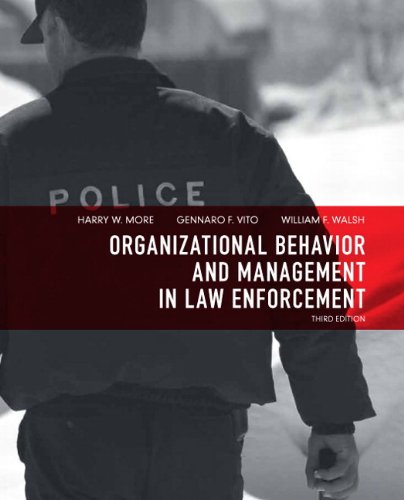 Book Cover Organizational Behavior and Management in Law Enforcement (3rd Edition)