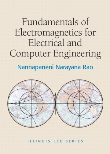 Book Cover Fundamentals of Electromagnetics for Electrical and Computer Engineering (Illinois Ece)