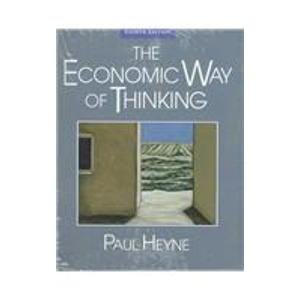 Book Cover The Economic Way of Thinking: A Student's Guide to the Internet and Study Guide