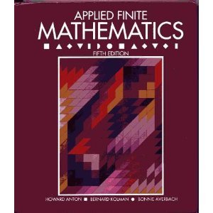 Book Cover Applied Finite Mathematics