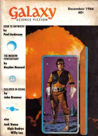 Book Cover Galaxy Magazine, December 1966 (Vol. 25, No. 2)