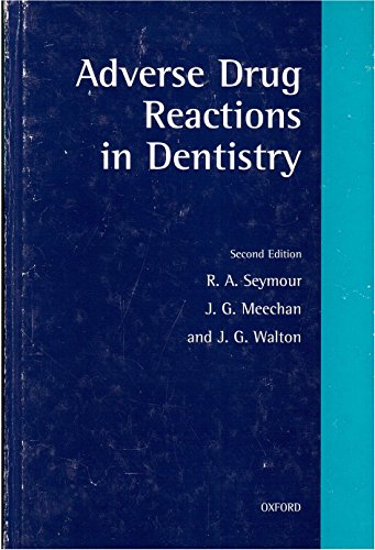 Book Cover Adverse Drug Reactions in Dentistry (Oxford Medical Publications)