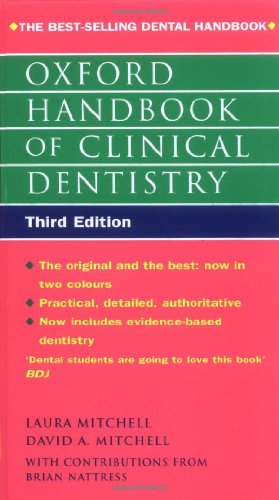 Book Cover Oxford Handbook of Clinical Dentistry (Oxford Handbooks)