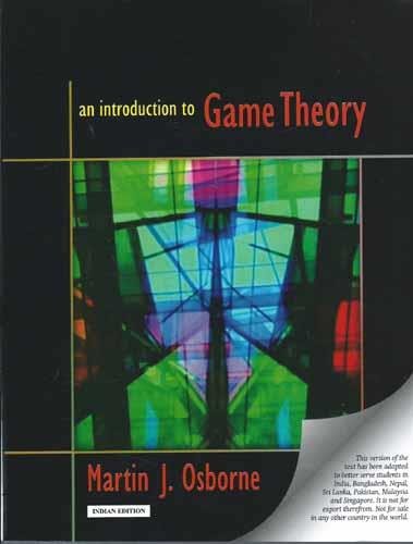Book Cover Introduction to Game Theory