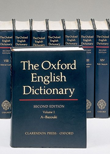 Book Cover The Oxford English Dictionary, Volume 1-20, (20 Volume Set)