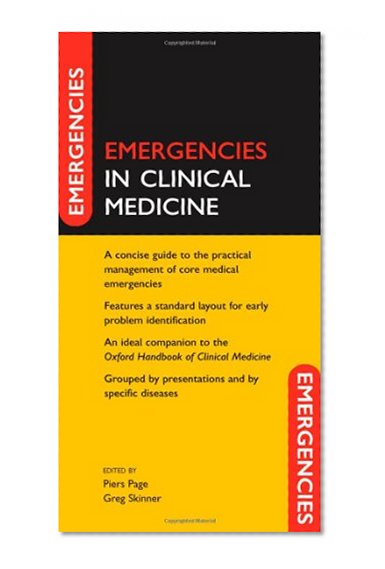 Book Cover Emergencies in Clinical Medicine