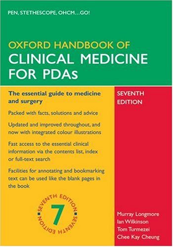 Book Cover Oxford Handbook of Clinical Medicine for PDA (Oxford Medical Handbooks)