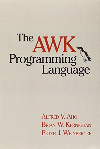 Book Cover The AWK Programming Language
