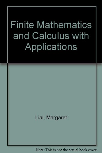 Book Cover Finite Mathematics & Calculus with Applications (6th Edition)