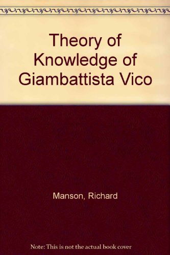 Book Cover Theory of Knowledge of Giambattista Vico