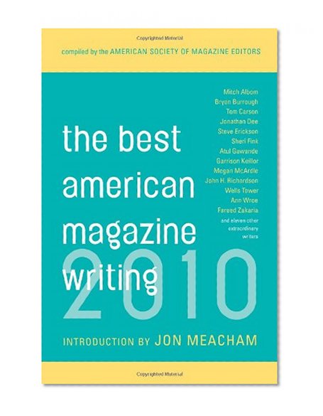 Book Cover The Best American Magazine Writing 2010