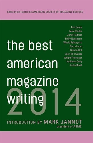 Book Cover The Best American Magazine Writing 2014