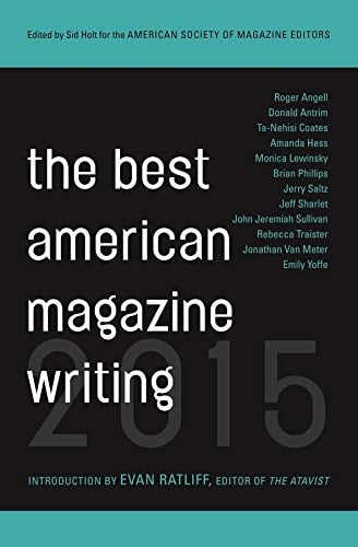 Book Cover The Best American Magazine Writing 2015