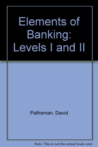 Book Cover Elements of Banking: Levels I and II