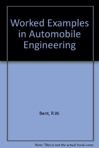 Book Cover Worked Examples in Automobile Engineering