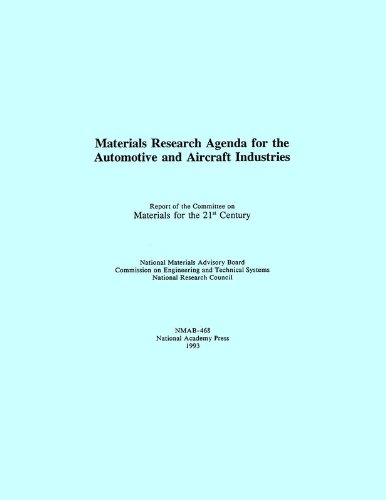 Book Cover Materials Research Agenda for the Automobile and Aircraft Industries (Nmab)