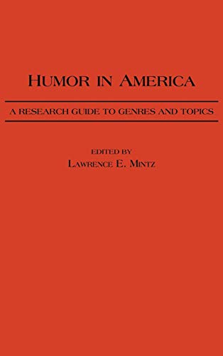 Book Cover Humor in America: A Research Guide to Genres and Topics