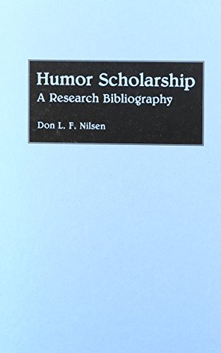 Book Cover Humor Scholarship: A Research Bibliography (Bibliographies and Indexes in Popular Culture)